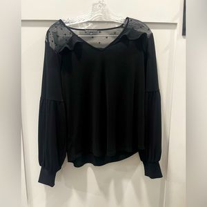 Adrianna Papell black blouse